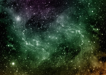 galaxy in a free space