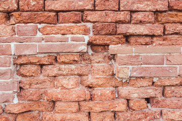 Background of an old brick wall texture