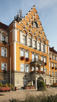 Town hall in Cesky Tesin. Czech Republic