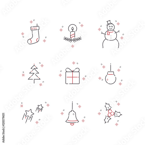 &quot;Weihnachtliche background, icon, ornament, Dekoration, merry christmas