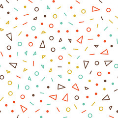 Vector Geometric Seamless Pattern 