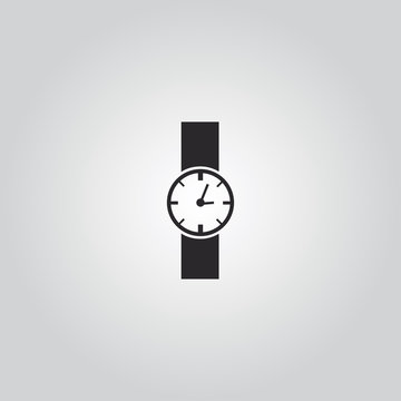 wrist watch icon illustration