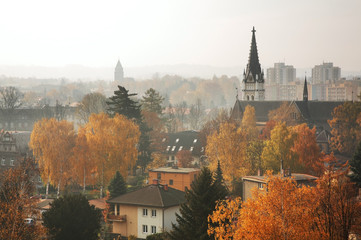 View of Cesky Tesin. Czech Republic