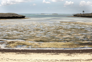 Amoronia orange eroded coast, north of Madagascar