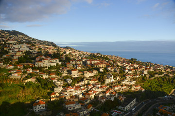 Cityscape of Funchal, Madeira island Portugal