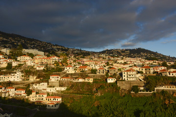 Fototapeta na wymiar Cityscape of Funchal, Madeira island Portugal