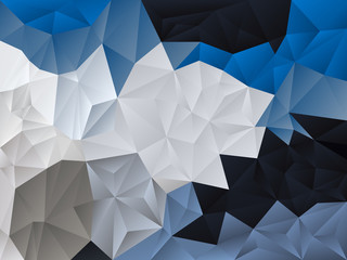 vector abstract irregular polygon background with a triangle pattern in light and dark blue and gray color