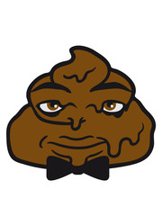 Mr fly face man excrement heap shit shit freak disgust comic cartoon funny