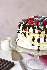 Delicious cake ''Pavlova