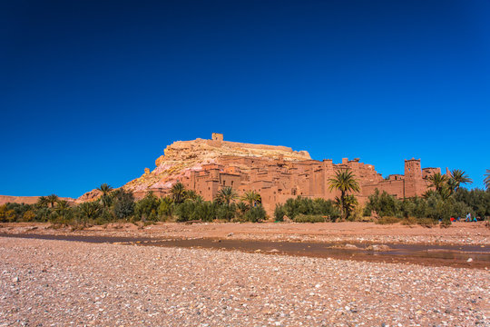 A&iuml;t Benhaddou &ndash; a mud Berber kasbah  between Sahara desert and Marrakesh Morocco