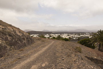 streets on lanzarote, spain