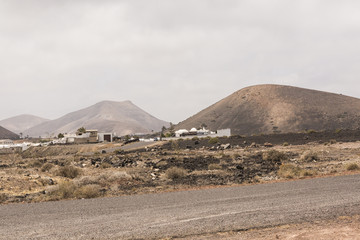 streets on lanzarote, spain