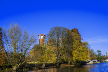 Fototapeta premium river stratford upon avon uk