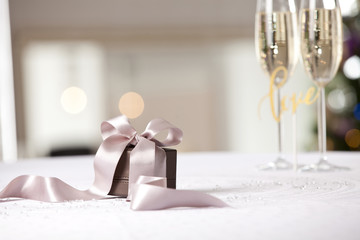 Image of luxury New Year gift.