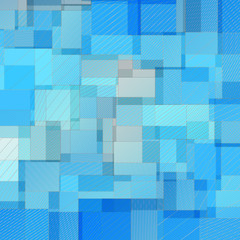 Abstract squared background from striped shapes