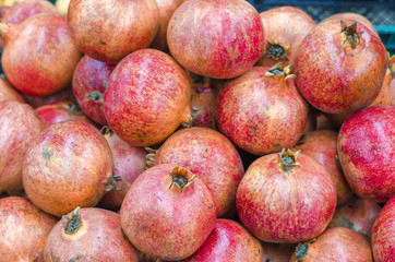 nice and juicy pomegranate