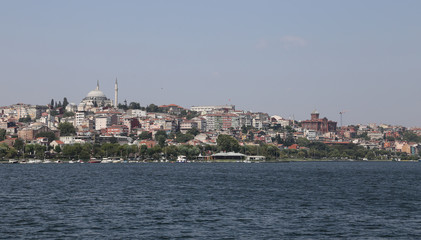 Fototapeta na wymiar Fatih district in Istanbul City