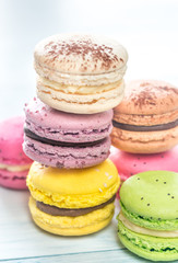 Colorful macarons