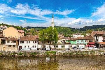 Fototapeta na wymiar Historic centre of Sarajevo