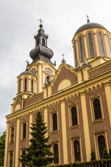 Fototapeta na wymiar Orthodox cathedral church in Sarajevo