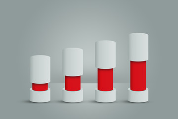 increasing cylinder infographic