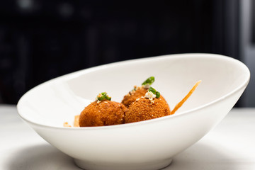 Creative croquetas with chips