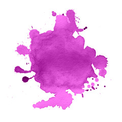 Colorful abstract watercolor texture with splashes and spatters. Modern creative watercolor background for trendy design.