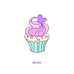 cupcake icon character 01