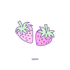 strawberry icon character 01