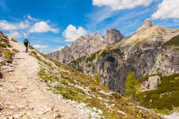 Trekking on Italian Alps