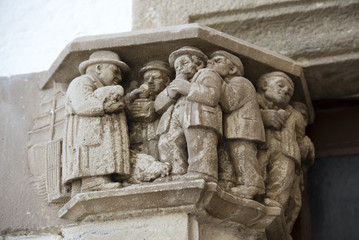 Details of the facade Museum Cau Ferrat, Sitges