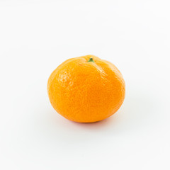 Mandarin. White Background