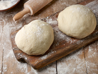 fresh raw dough