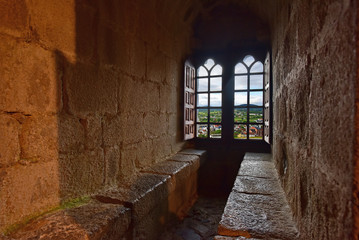 Cell in tower of Spanish castle.