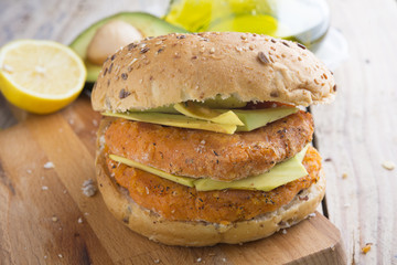 Vegetarian hamburger