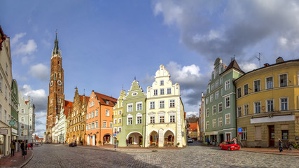 Fototapeta premium Landshut, Bawaria