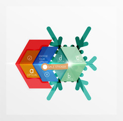 Vector sale Christmas banner template