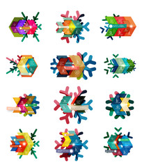 Vector sale Christmas banner template