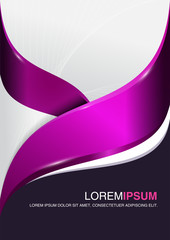 Abstract purple and pink elegant backdrop for a corporate brochu