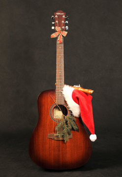 Guitar with twig