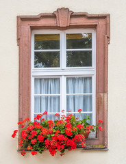Fototapeta na wymiar House window in Germany