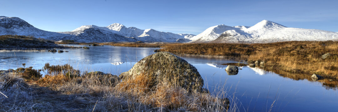Lochan na h-achlaise and Black Mount, Rannoch Moor