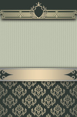 Decorative vintage background or cover-book design.