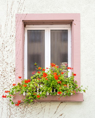 Fototapeta na wymiar House window in Germany
