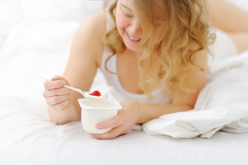 Beauty and Health Concepts. Healthy Eating.