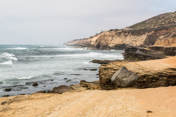 The Point Loma tide pools in San Diego, California, part of the Cabrillo National Monument.
