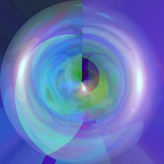 Abstract background of the gradient with visual lighting and poolar coordinates effects