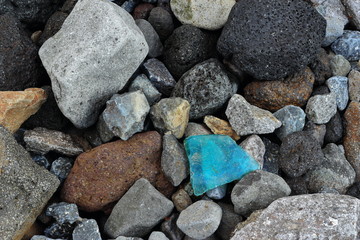 大証の小石の背景素材