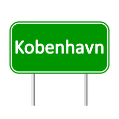 Kobenhavn road sign.