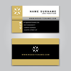 Business Vector Card creative Design, front and back samples